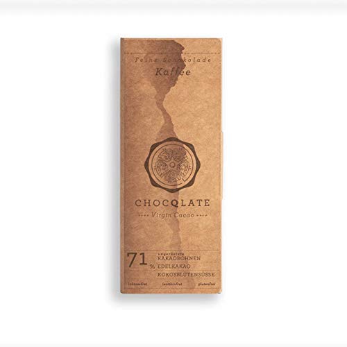 Chocqlate | Virgin Cacao Schokolade Kaffee 71% 75g von Chocqlate
