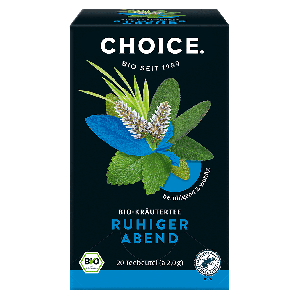 Bio Ruhiger Abend Kräutertee Bio Ruhiger Abend Kräutertee von CHOICE