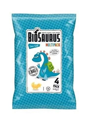 Mais-Chips Dinosaurier mit Meersalz glutenfrei BIO 4x15 g BioSaurus Mais-Chips Dinosaurier mit Meersalz glutenfrei BIO 4x15 g BioSaurus von CIBI