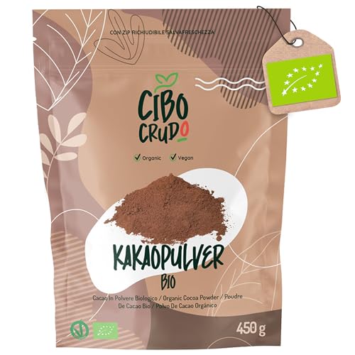 Amargo-Kakao und Polvo 450 g. Natürliches und reines Bio-Kakaopulver, bei niedrigen Temperaturen verarbeitet. Rohkakao mit ökologischem Rico-Pulver Vitamin B1 und B2. Amargo-Kakao und Polvo 450 g. Natürliches und reines Bio-Kakaopulver, bei niedrigen Temperaturen verarbeitet. Rohkakao mit ökologischem Rico-Pulver Vitamin B1 und B2. von CIBO CRUDO crudo biologico vegan