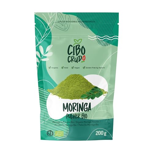 Moringa Pulver Bio - 200 g. Moringa Oleifera Blätter Pulver Natürlich und Rein für Moringa Tee. Organic Moringa Powder from Leaves. Moringa Pulver Bio - 200 g. Moringa Oleifera Blätter Pulver Natürlich und Rein für Moringa Tee. Organic Moringa Powder from Leaves. von CIBO CRUDO crudo biologico vegan