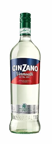 Cinzano Vermouth Extra dry – Extratrockener Vermouth nach Original-Cinzano-Rezept – 18% (1 x 0,75l) von CINZANO