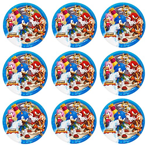 9 Stück Muffinaufleger Muffinfoto Aufleger Foto Bild Sonic (7) rund ca. 6 cm *NEU*OVP* von CISL