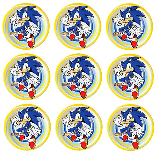9 Stück Muffinaufleger Muffinfoto Aufleger Foto Bild Sonic (8) rund ca. 6 cm *NEU*OVP* von CISL