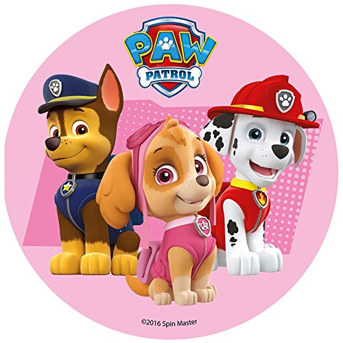 Tortenaufleger Tortenfoto Aufleger Foto kompatibel mit Paw Patrol (20) rund ca. 20 cm *NEU*OVP* von CISL