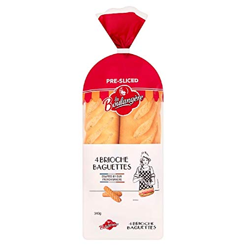 LaBoulangere Brioche Baguettes, vorgeschnittene Baguettes, 7 x 4 Packungen, 28 Stück LaBoulangere Brioche Baguettes, vorgeschnittene Baguettes, 7 x 4 Packungen, 28 Stück von CISSBURY