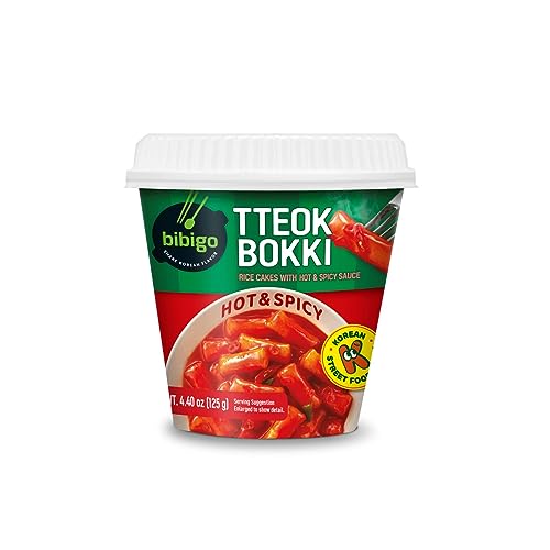 BIBIGO Tteokbokki - Reiskuchen Cup mit Hot und Spicy Sauce - 1 x 125 g BIBIGO Tteokbokki - Reiskuchen Cup mit Hot und Spicy Sauce - 1 x 125 g von CJ