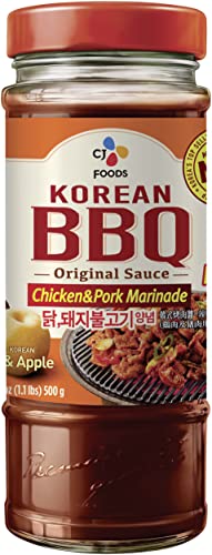 CJ Koreanische Barbecuesauce für Fleischgerichte, scharf - 1 x 500 g von CJ