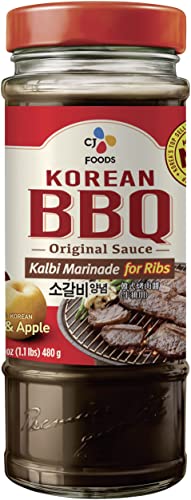 CJ Koreanische Barbecuesauce für Fleischgerichte (Kalbi) - 1 x 480 g von CJ