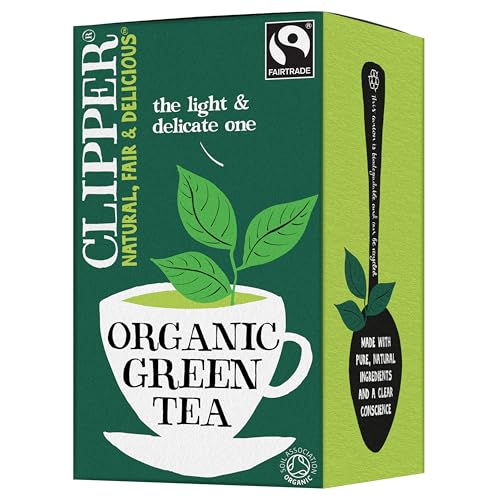 GRÜNER TEE FAIR TRADE BIO (20 x 2 g) 40 g - CLIPPER von Clipper Natural, Fair & Delicious