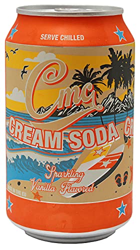 CMC Cream Soda, vanillige Erfrischung, cremig-spritzige Brause für USA Fans, inklusive 0,25 € DPG Pfand, 330 ml von CMC