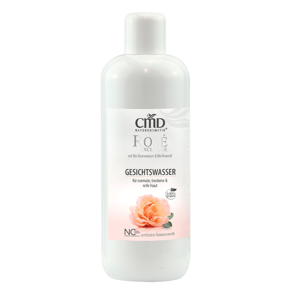 Gesichtswasser Rosé Exclusive, 500ml Gesichtswasser Rosé Exclusive, 500ml von CMD Naturkosmetik