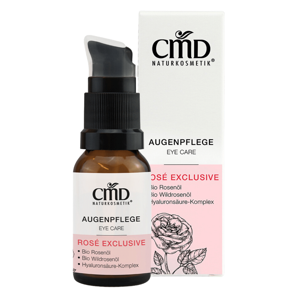 Hyaluron Augenpflege Rosé Exclusive Hyaluron Augenpflege Rosé Exclusive von CMD Naturkosmetik