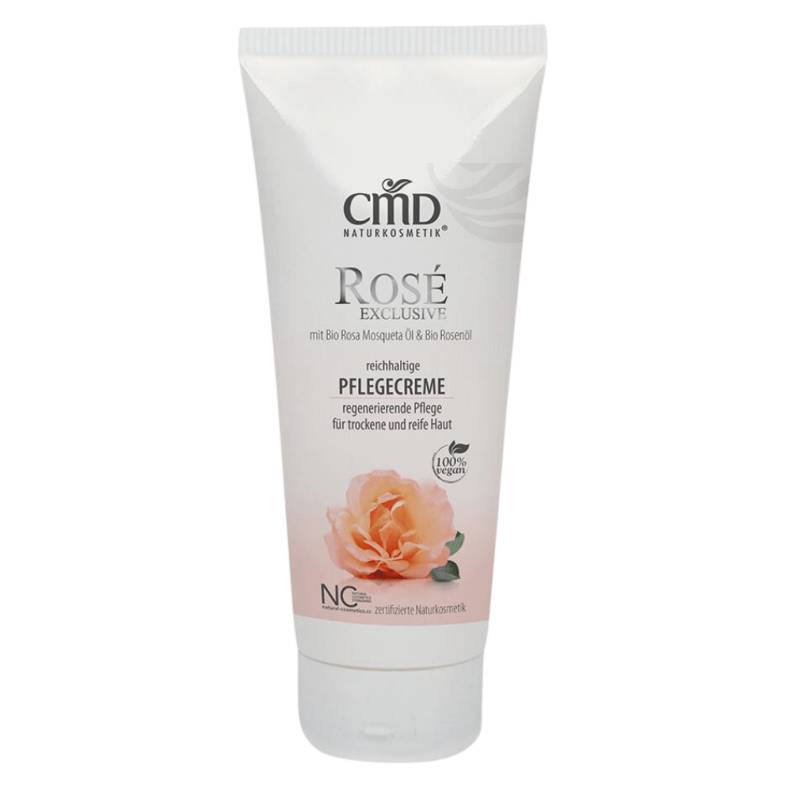 Pflegecreme Rosé Exclusive, 200ml von CMD Naturkosmetik