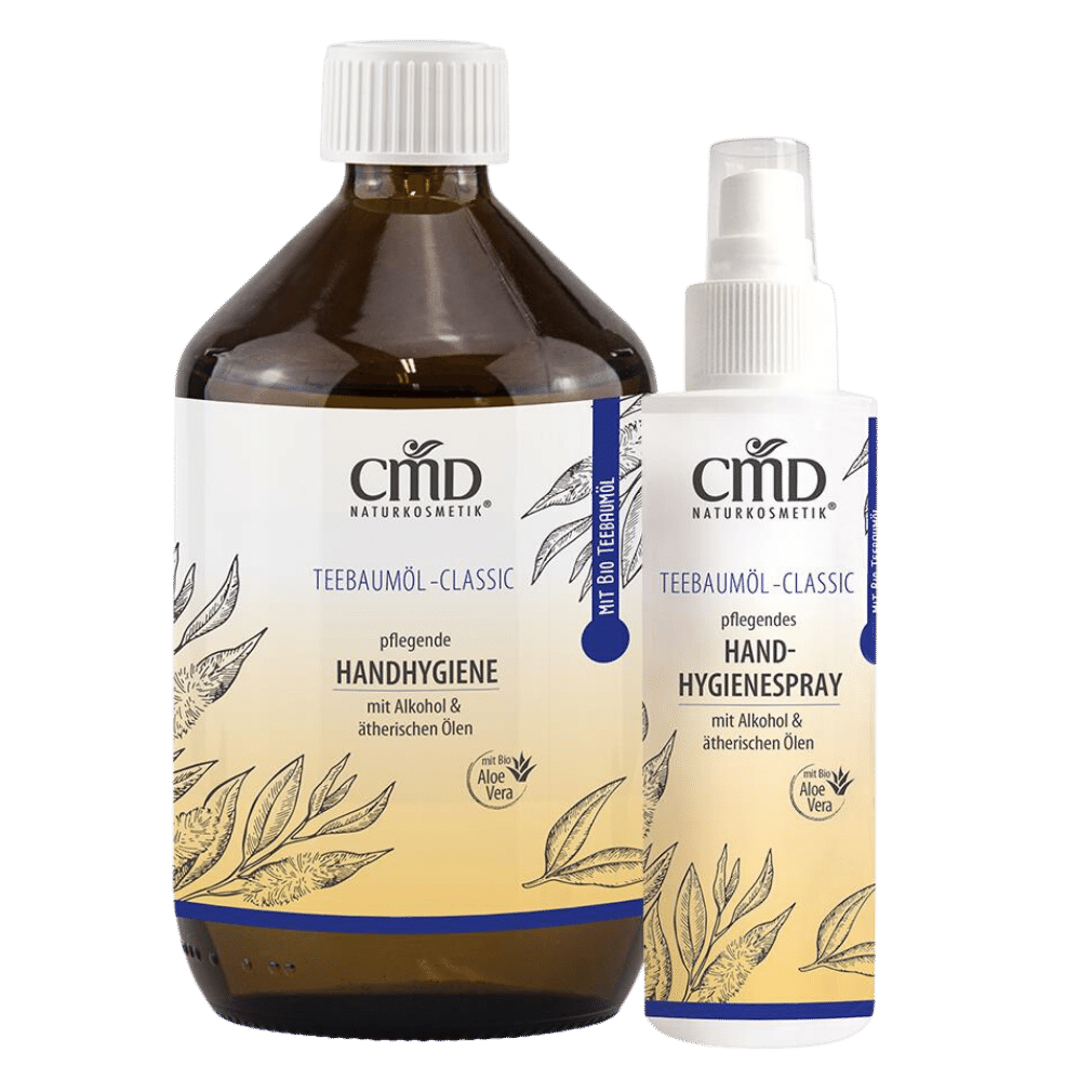 Pflegende Handhygiene mit Tropfeinsatz Pflegende Handhygiene mit Tropfeinsatz von CMD Naturkosmetik