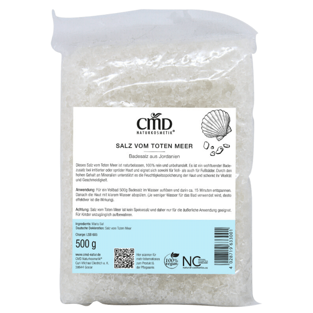 Salz vom Toten Meer 10 kg Großgebinde von CMD Naturkosmetik