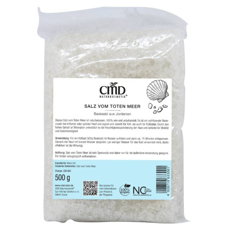 Salz vom Toten Meer 10 kg Großgebinde von CMD Naturkosmetik