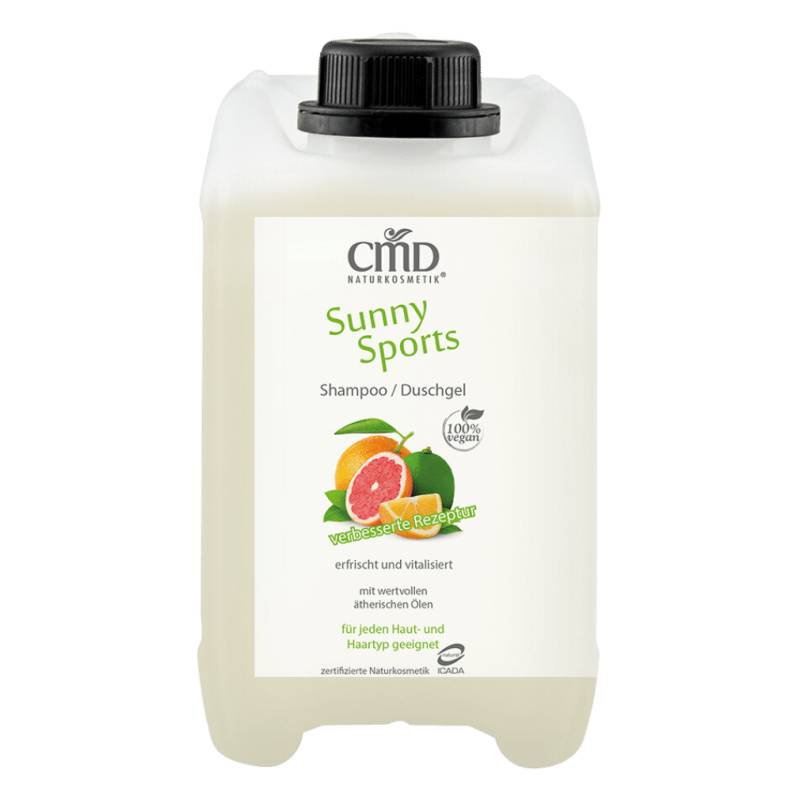 Shampoo/Duschgel Sunny Sports 2,5 Liter Großgebinde von CMD Naturkosmetik