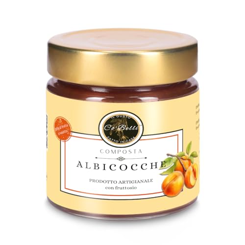Bestehend aus halbkandierten Aprikosen, 220 g mit Fruktose, 300 g Obst, italienisches handwerkliches Produkt Bestehend aus halbkandierten Aprikosen, 220 g mit Fruktose, 300 g Obst, italienisches handwerkliches Produkt von CO’ BELLI IL GUSTO FATTO IN CASA