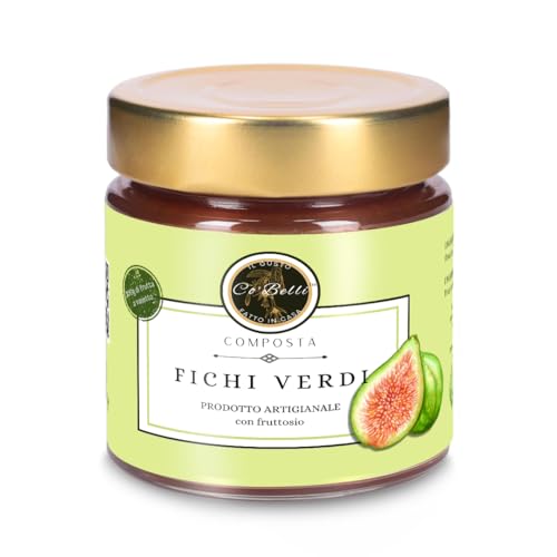 Halbkandiertes Feigenkompott, 220 g mit Fruktose, 300 g Obst im Glas, italienisches Handwerksprodukt Halbkandiertes Feigenkompott, 220 g mit Fruktose, 300 g Obst im Glas, italienisches Handwerksprodukt von CO’ BELLI IL GUSTO FATTO IN CASA