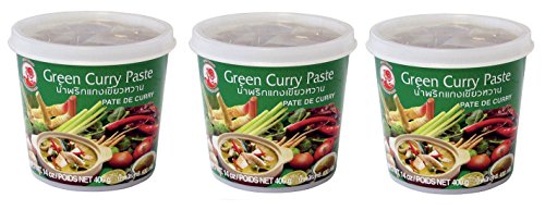 COCK BRAND Paste Curry grün Set 3 x 400 g (Import Thailande) von Cock