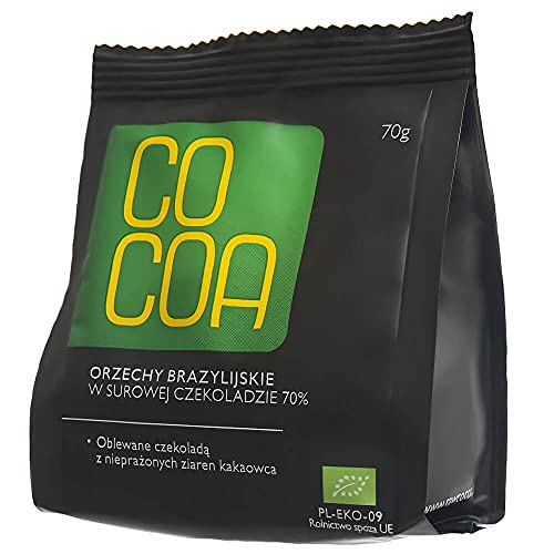 Cocoa Bio Paranüsse in Rohkostschokolade 70%, 70 g von COCOA