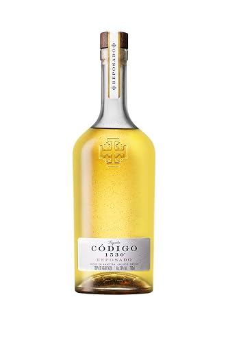 CODIGO 1530 Reposado Tequila, goldener Tequila mit würzigen Aromen von Eiche und Karamell, weiches Bouquet, für gemütliche Abende, 38 Prozent Vol., 1 x 0,7 l CODIGO 1530 Reposado Tequila, goldener Tequila mit würzigen Aromen von Eiche und Karamell, weiches Bouquet, für gemütliche Abende, 38 Prozent Vol., 1 x 0,7 l von CODIGO 1530