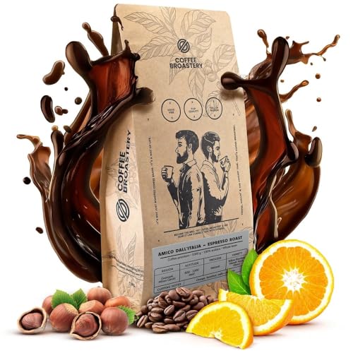 Coffee Broastery Bohnenkaffee Amico dall'Italia Espresso Roast 1kg 1000g | Brasilianischer Kaffee | Italienischer Stil | Frisch Geröstet | Kraft Coffee Roastery Coffee Broastery Bohnenkaffee Amico dall'Italia Espresso Roast 1kg 1000g | Brasilianischer Kaffee | Italienischer Stil | Frisch Geröstet | Kraft Coffee Roastery von COFFEE BROASTERY