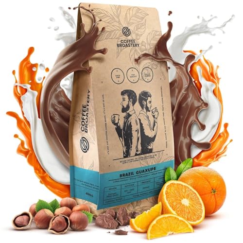 Coffee Broastery Bohnenkaffee Brazil Guaxupe Premium 400g 0,4kg | Brasilianische Kaffeespezialität | Brasilien | Frisch Geröstet | Kraft Kaffeeröster Coffee Broastery Bohnenkaffee Brazil Guaxupe Premium 400g 0,4kg | Brasilianische Kaffeespezialität | Brasilien | Frisch Geröstet | Kraft Kaffeeröster von COFFEE BROASTERY