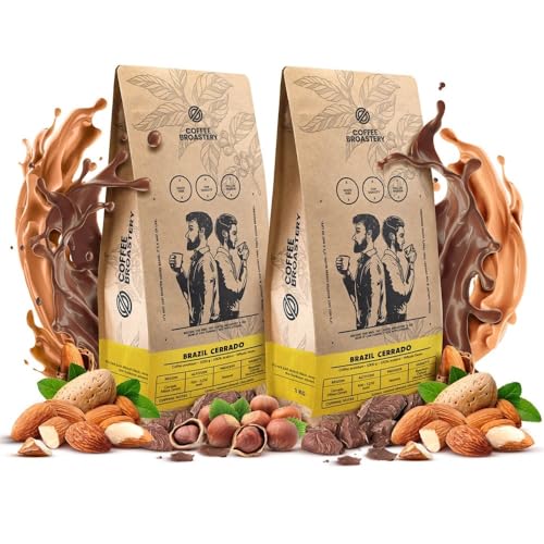Coffee Broastery Kaffeebohnen Set 2x1kg 2000g | Brazil Cerrado | Brasilianischer Kaffee | Spezialitätenkaffee | Frisch Geröstet | Kunsthandwerkliche Kaffeerösterei Coffee Broastery Kaffeebohnen Set 2x1kg 2000g | Brazil Cerrado | Brasilianischer Kaffee | Spezialitätenkaffee | Frisch Geröstet | Kunsthandwerkliche Kaffeerösterei von COFFEE BROASTERY