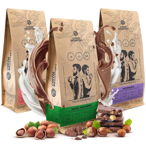 Coffee Broastery Kaffeebohnen Set 3x1kg 3000g | Costa Rica San Rafael | Nicaragua Colibrí Azul | Brazil Mogiana | Spezialitätenkaffee | Frisch Geröstet Coffee Broastery Kaffeebohnen Set 3x1kg 3000g | Costa Rica San Rafael | Nicaragua Colibrí Azul | Brazil Mogiana | Spezialitätenkaffee | Frisch Geröstet von COFFEE BROASTERY