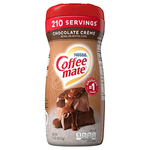 Coffee-Mate Cremige Schokolade Kaffeepulver Creamer, 15Ounce Pakete (6Er-Verpackung) von COFFEE-MATE