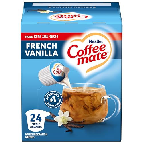Nestlé Coffee-Mate French Vanilla Flüssige Kaffeesahne (24x11ml) US-Import! von Coffee Mate