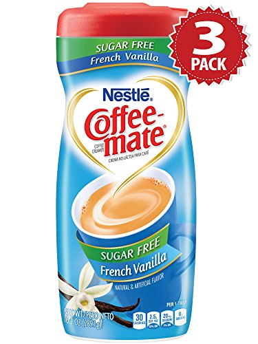 Nestlé Coffee-Mate French Vanilla Sugar Free Powder Kaffeesahne - 3er Pack (3x289g) von Coffee-Mate