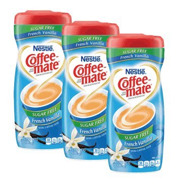 Nestle Milchkännchen ohne Zucker – French Vanilla x 3 Dosen von COFFEE-MATE