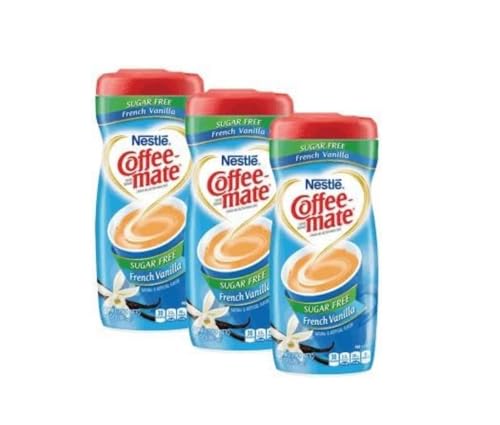 Nestle Milchkännchen ohne Zucker – French Vanilla x 3 Dosen von COFFEE-MATE