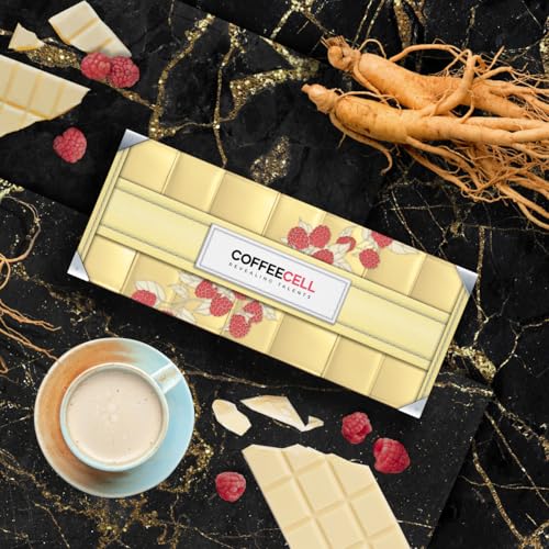 COFFEECELL PREMIUM WHITE CHOCOLATE WITH RASPBERRIES AND WHITE IMPERIAL GINSENG COFFEECELL PREMIUM WHITE CHOCOLATE WITH RASPBERRIES AND WHITE IMPERIAL GINSENG von COFFEECELL