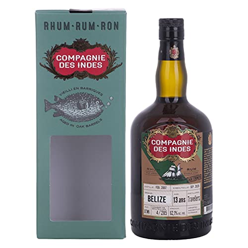 Compagnie des Indes Belize Single Cask Rum 13 ans Cask Strength 62,1%, Volume - 0.7 l in Geschenkbox von COMPAGNIE DES INDES