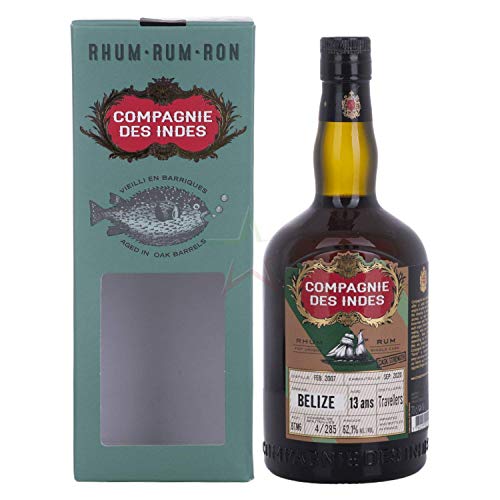 Compagnie des Indes Belize Single Cask Rum 13 ans Cask Strength 62,10% 0,70 lt. von COMPAGNIE DES INDES