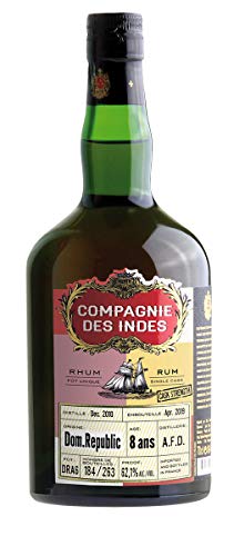 Compagnie des Indes DOMINICAN REPUBLIC 8 Year Old Cask Strength Rum (A.F.D. Distillery) (1 x 0.7 l) von COMPAGNIE DES INDES