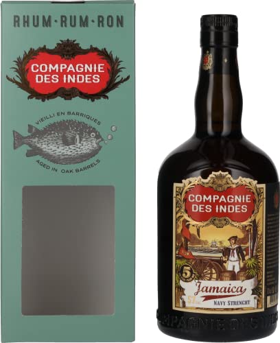 Compagnie des Indes Jamaica Rum Navy Strength 5 Years Old 57% Vol. 0,7l in Geschenkbox von COMPAGNIE DES INDES