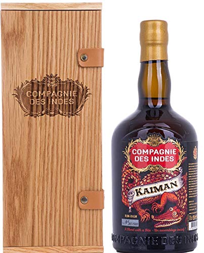Compagnie des Indes KAIMAN Rum 46% Vol. 0,7 l in Holzkiste von COMPAGNIE DES INDES