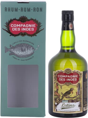 Compagnie des Indes Latino Rum 5 ans 40% Vol. 0,7l in Geschenkbox Compagnie des Indes Latino Rum 5 ans 40% Vol. 0,7l in Geschenkbox von COMPAGNIE DES INDES