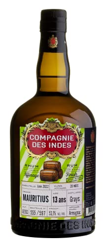 Compagnie des Indes Mauritius Grays Ex Armagnac | 13YO Single Cask Rum von COMPAGNIE DES INDES
