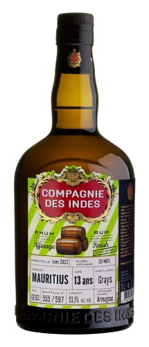 Compagnie des Indes Mauritius Grays Ex Armagnac | 13YO Single Cask Rum von COMPAGNIE DES INDES