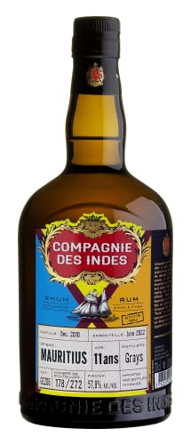 Compagnie des Indes Mauritius Grays Ex Cognac | 11YO Single Cask Rum von COMPAGNIE DES INDES