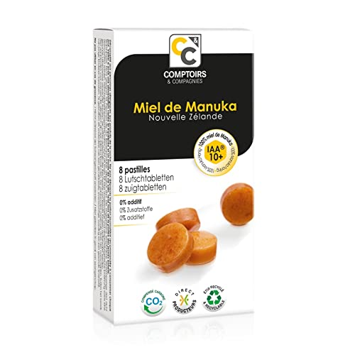 Comptoirs et Compagnies - Lutschtabletten mit Manuka Honig IAA10+ - MGO 300-22g von COMPTOIRS ET COMPAGNIES