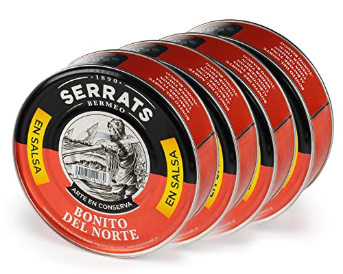 4 Einheiten - SERRATS - Weißer Thun in sauce 1800g von CONSERVAS SERRATS