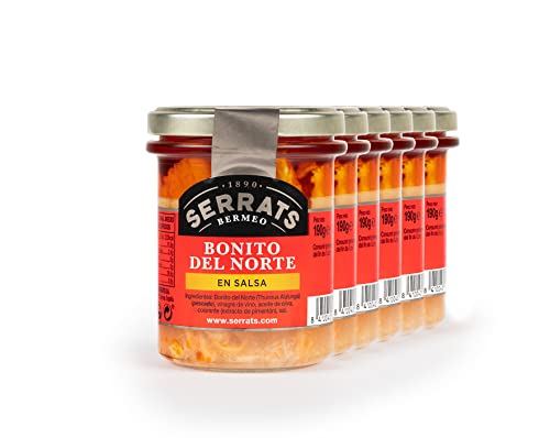 6 Einheiten - SERRATS - Weißer Thun in sauce 190g von CONSERVAS SERRATS