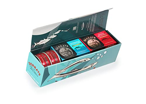 SERRATS - Geschenkbox - Freude Duo - 6 Fischkonserven von CONSERVAS SERRATS